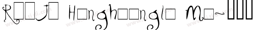 REEJI Honghuangli Me字体转换